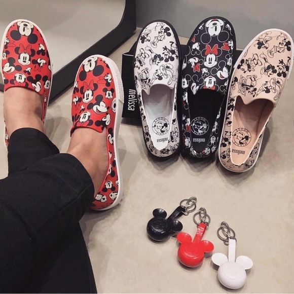 NWT MELISSA | Disney Mickey Minnie Mouse Ground Sneakers Size 7 Unisex - Picture 4 of 12